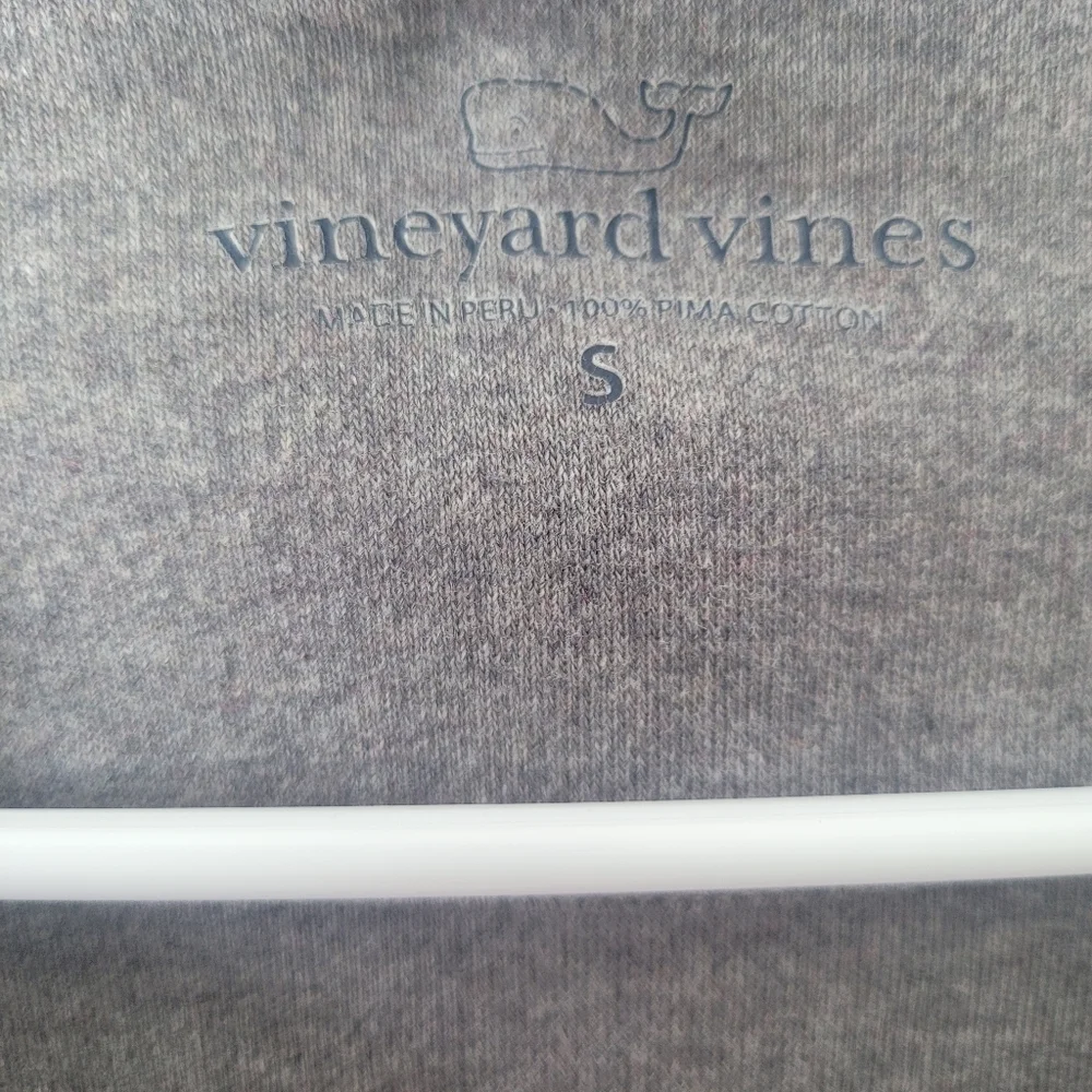 Vineyard Vines  Grey Zip-Up Sweater Size S Unisex